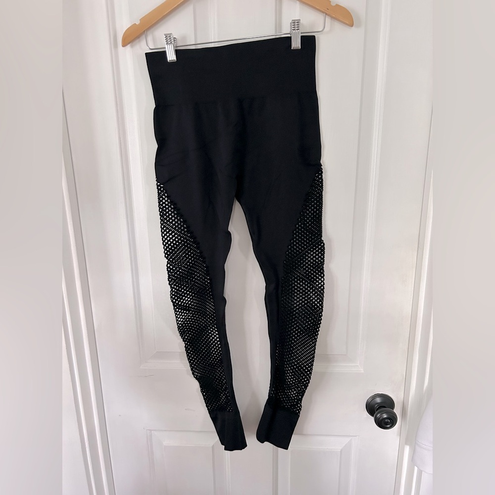 Ivy Park black mesh leggings
